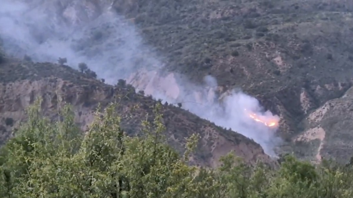 Imatge de l'incendi
