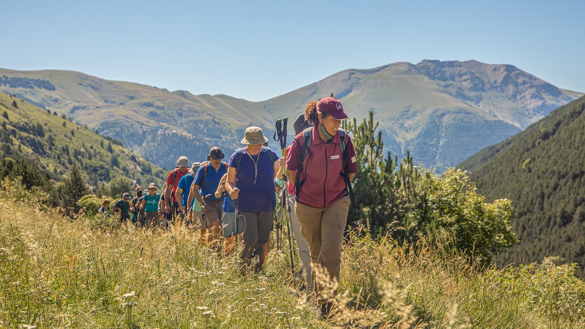 Imatge d'una edició passada del Festival de Senderisme de la Vall Fosca