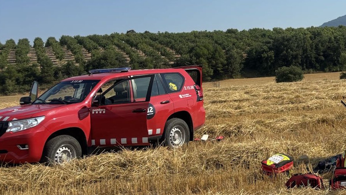 Imatge del punt on va tenir lloc l'accident