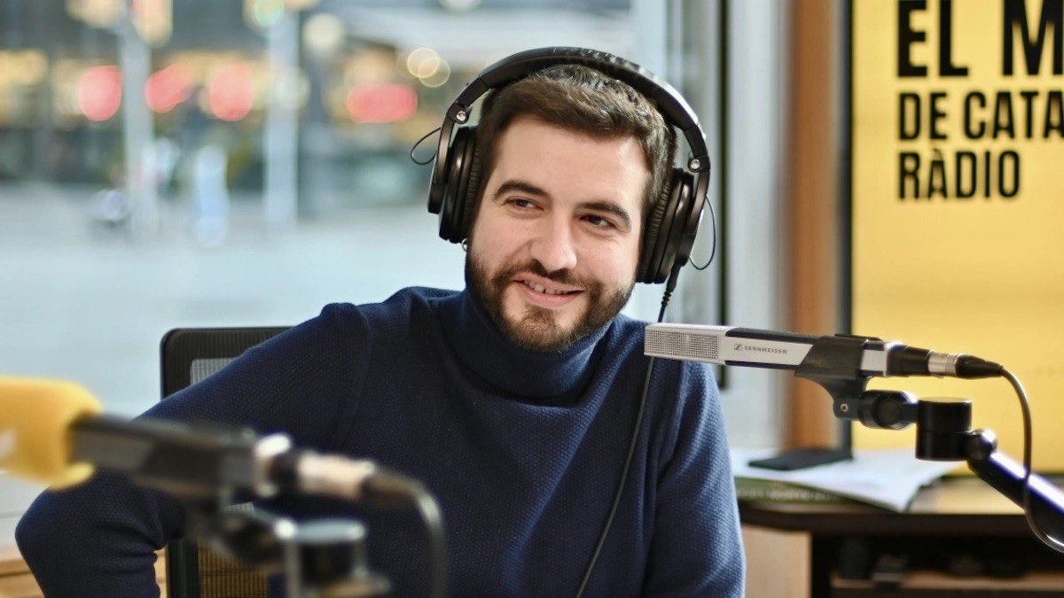 Ricard Ustrell presentant El Matí de Catalunya Ràdio