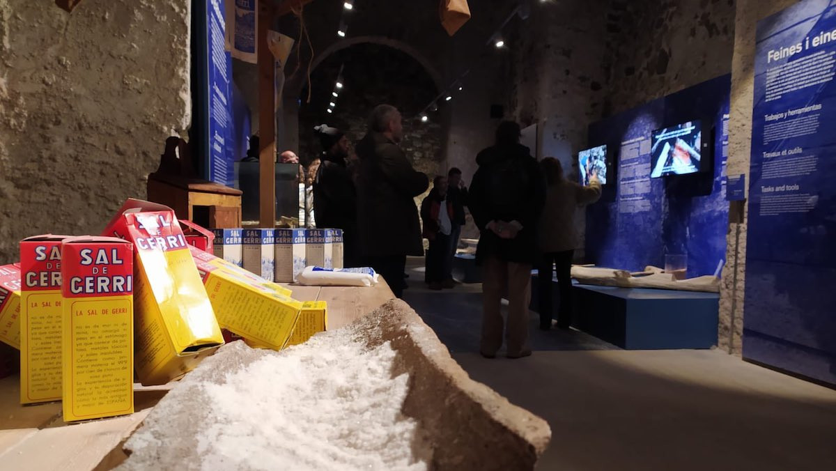 Imatge d'una visita al Museu de Gerri de la Sal