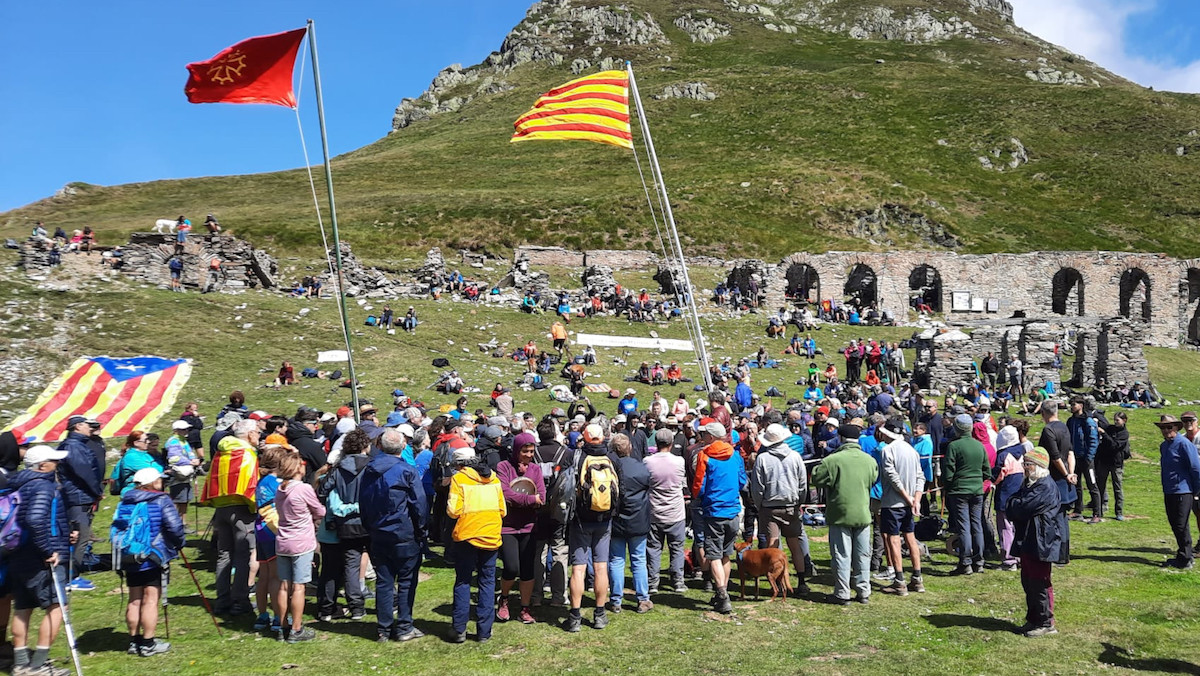 Participants a la 38a pujada al port de Salau