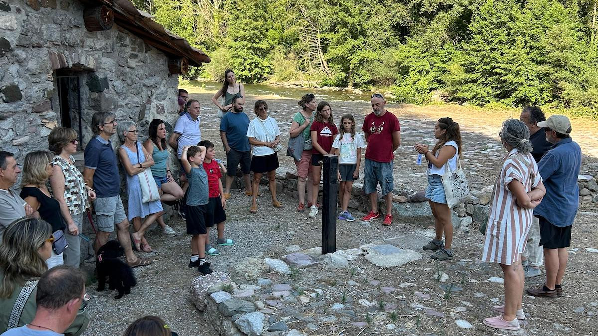 Imatge de la visita guiada a les salines de Gerri