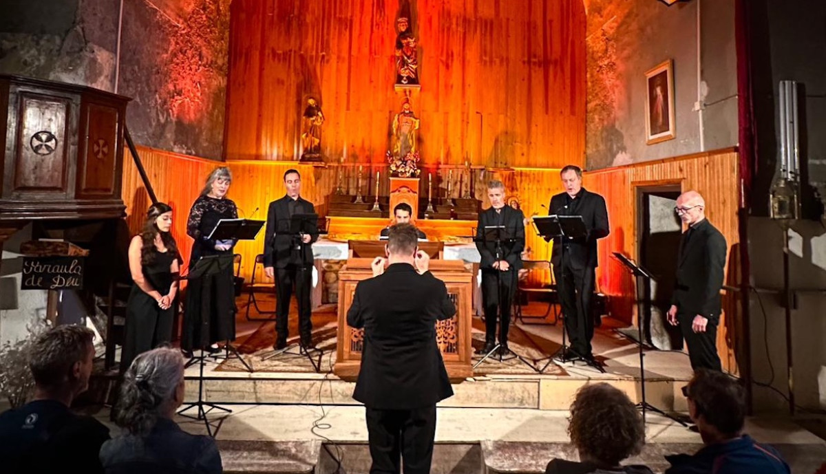 La Grande Chapelle al concert de cloenda a Escaló