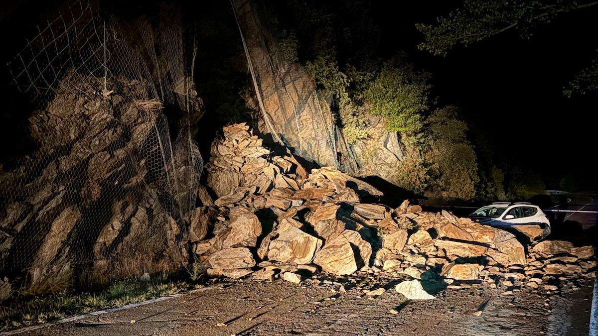 Imatge del turiesme accidentat en l'esllavissada d'Alins