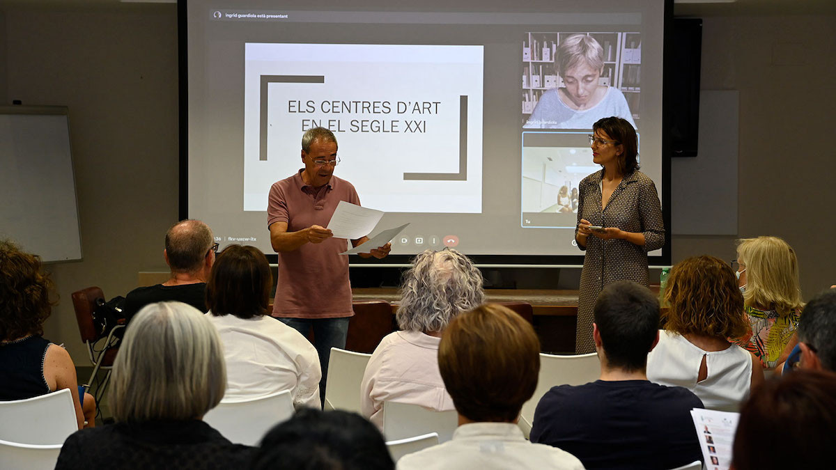 Imatge d'una sessió de l'aula en una edició anterior
