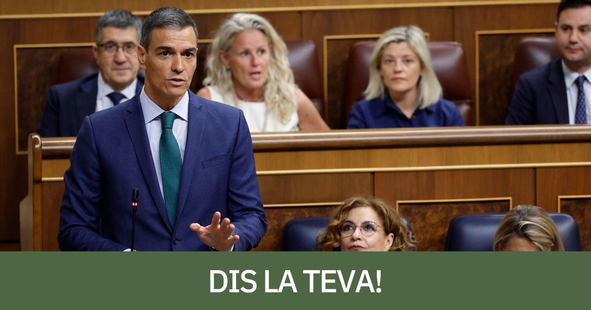 Pedro Sánchez, en una imaytge recent al Congrés dels Diputats