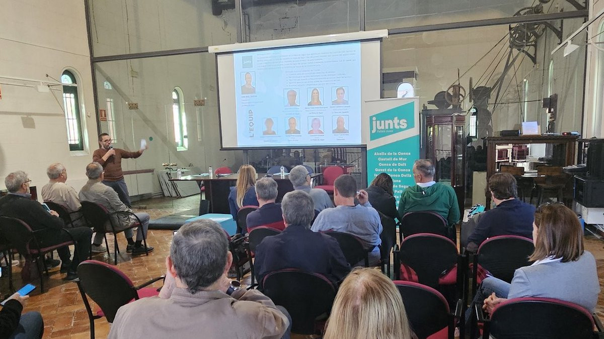 Fidel Reig, durant la seva intervenció