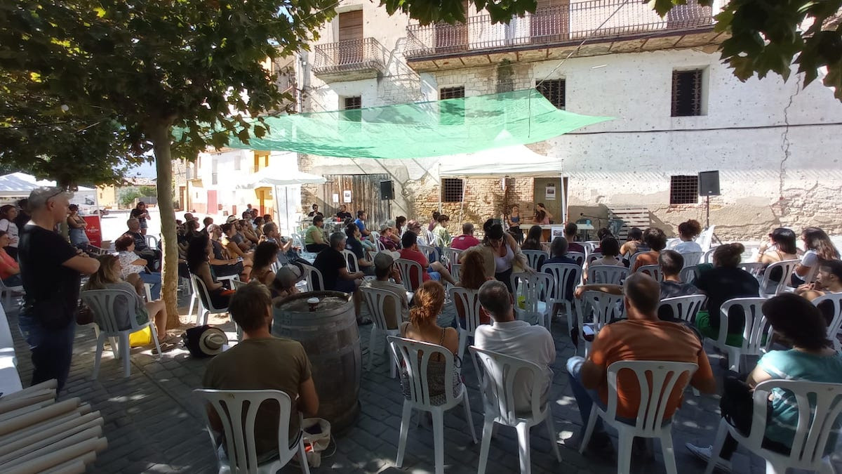 Imatge de la primera Àgora Pallaresa, que es va celebrar el 2023 a Figuerola d'Orcau