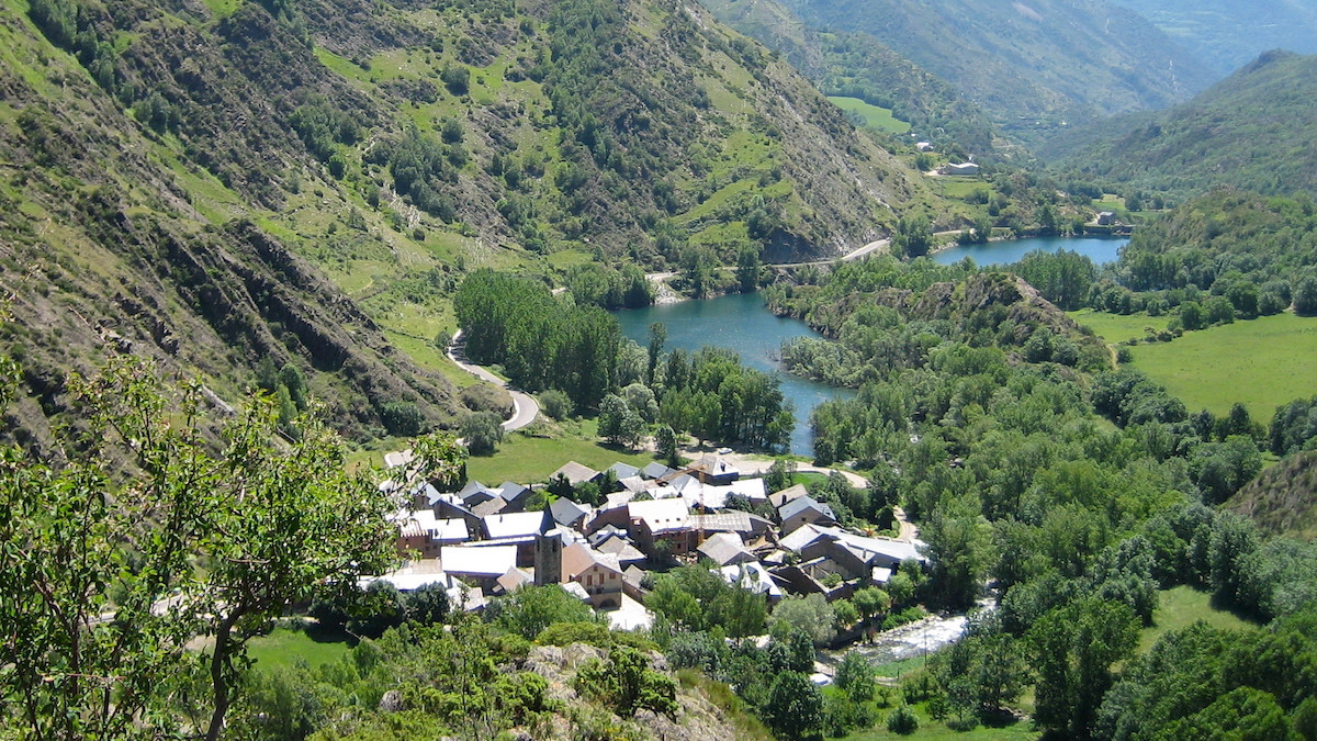 Imatge del poble de Borén, a Alt Àneu