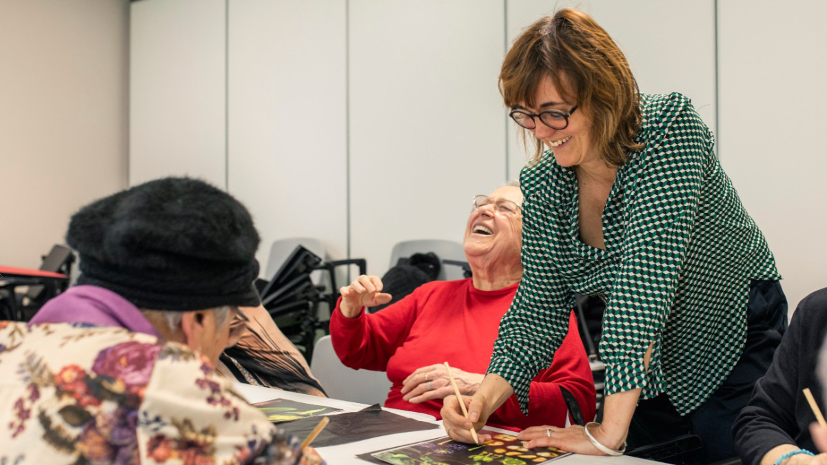 'Als marges', un dels projectes d’'Eixart. Art i Salut', de l’artista Gemma París en col·laboració amb el Centre d’art la Panera i el CAP Bordeta-Magraners de Lleida