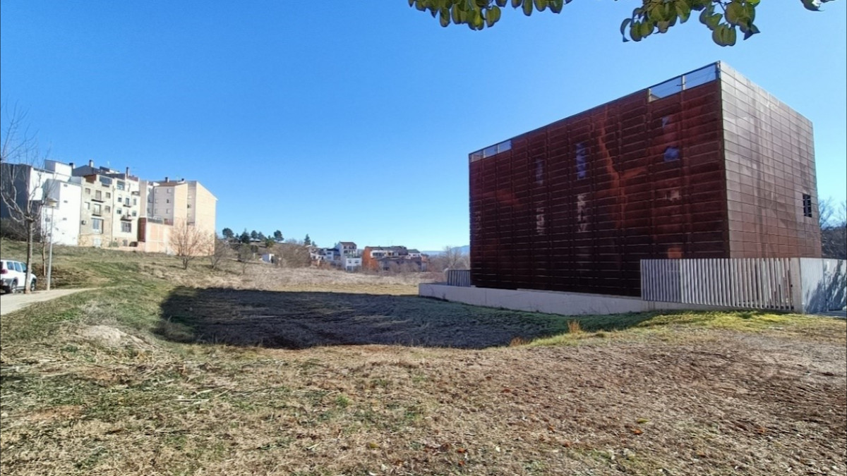 Terrenys on es construirà la nova seu del Govern a Tremp