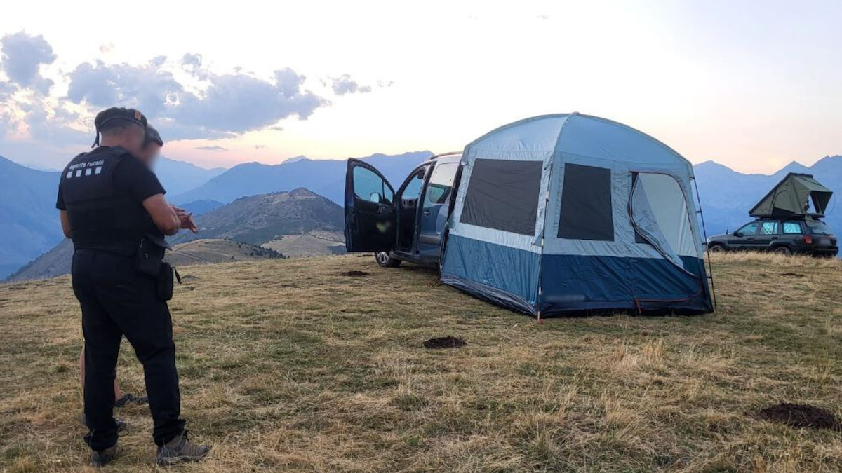 Un servei de vigilància a primera hora del matí a Aigüestortes