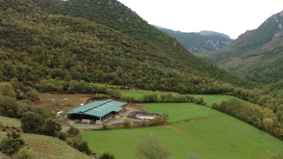 Imatge de la granja lletera Sat Brams, que ha tancat les seves portes