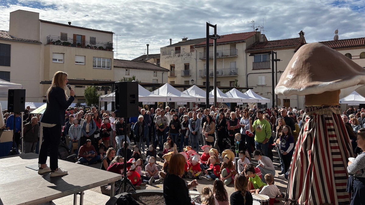 Jeannine Abella, dissabte, durant el seu discurs inaugural