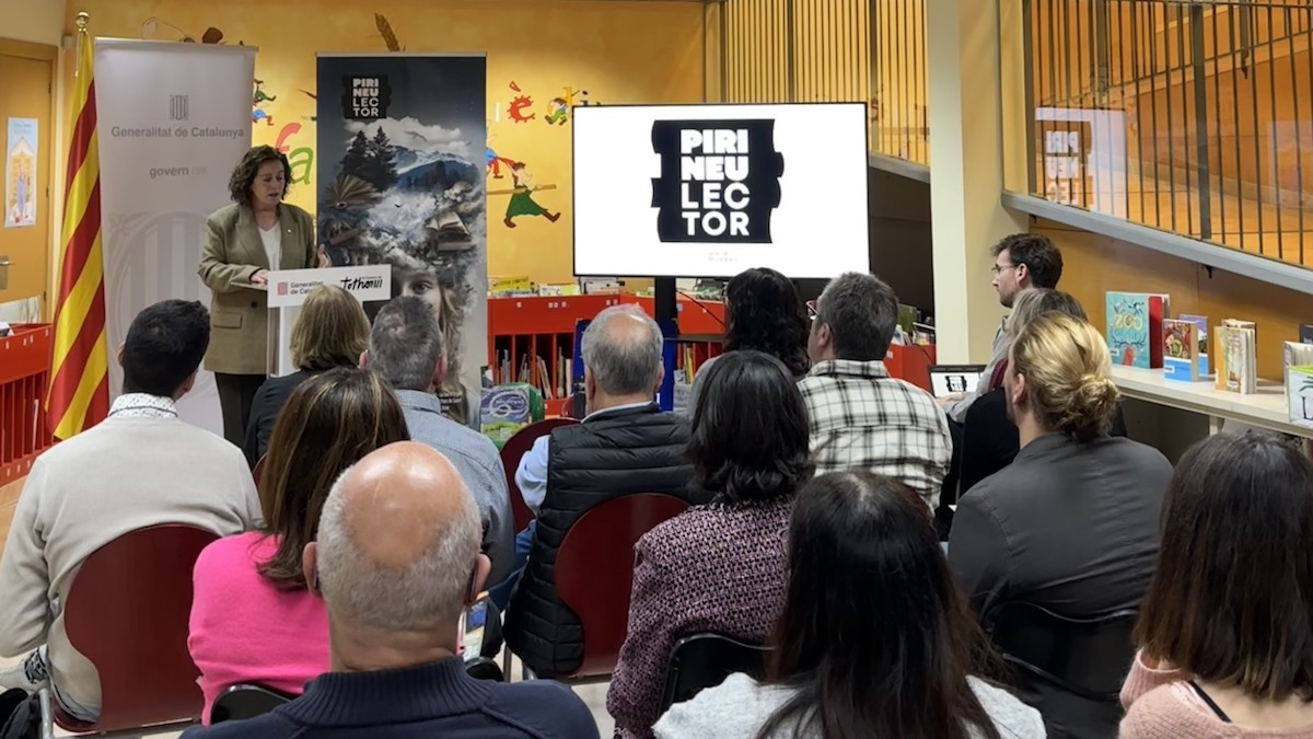 Imatge de la presentació del projecte Pirineu Lector