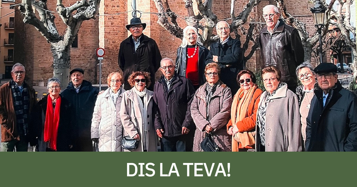 Imatge de la trobada de la generació de 1944 a Tremp