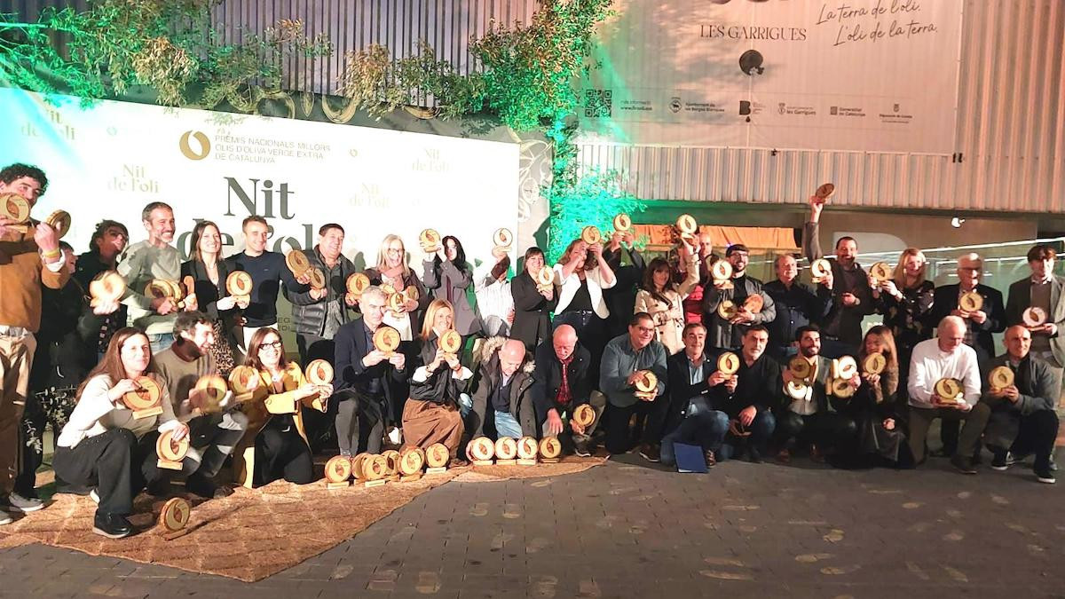 Els guardonats en la 2a Nit de l'Oli d'Oliva Verge Extra