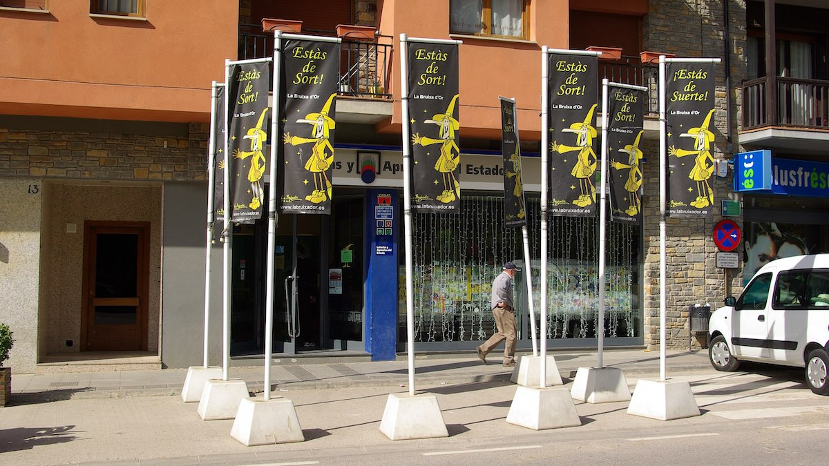 Imatge d'arxiu de l'administració de loteria de Sort