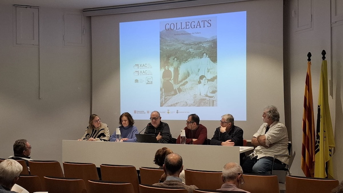 Imatge de la presentació de la revista Collegats a l'Epicentre de Tremp