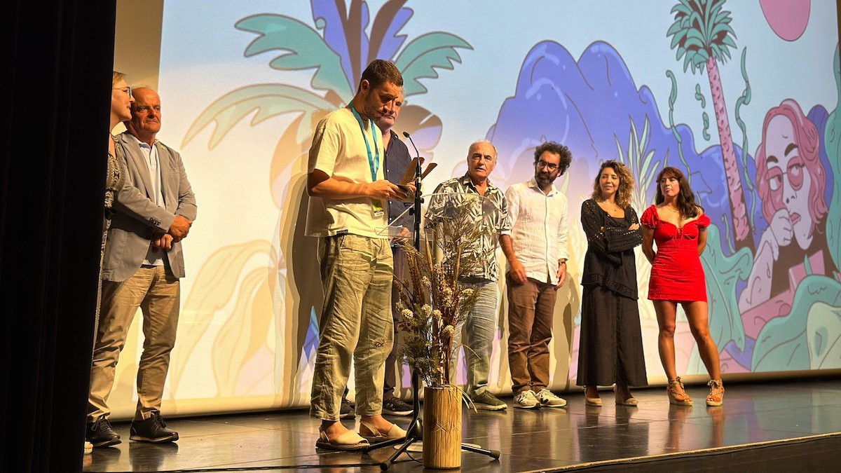 Imatge de l'acte d'entrega de premis de l'edició passada del Mostremp