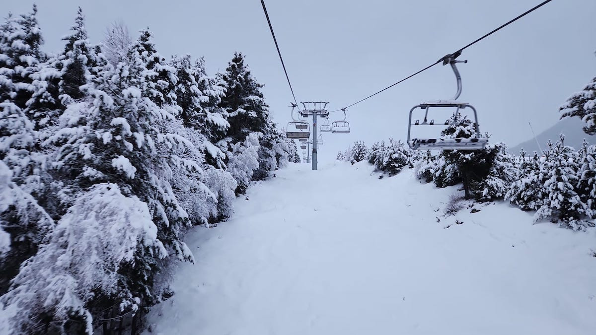 La nevada ha estat generosa a l'estació d'Espot Esquí, aquest dissabte