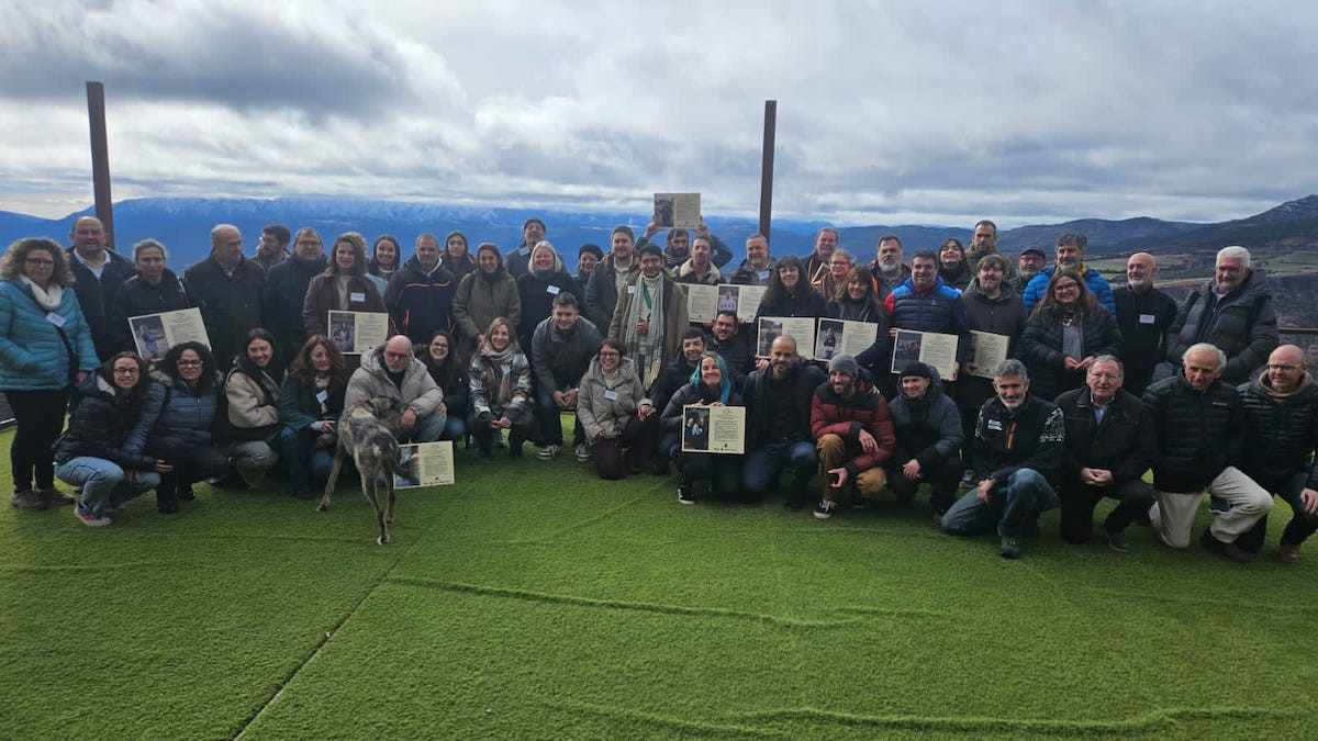 Imatge de la trobada d'aquest dilluns a Santa Engràcia