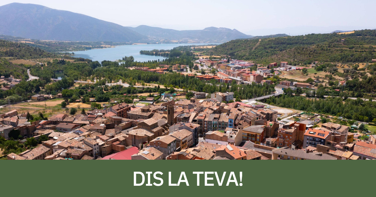 Imatge aèria de la Pobla de Segur