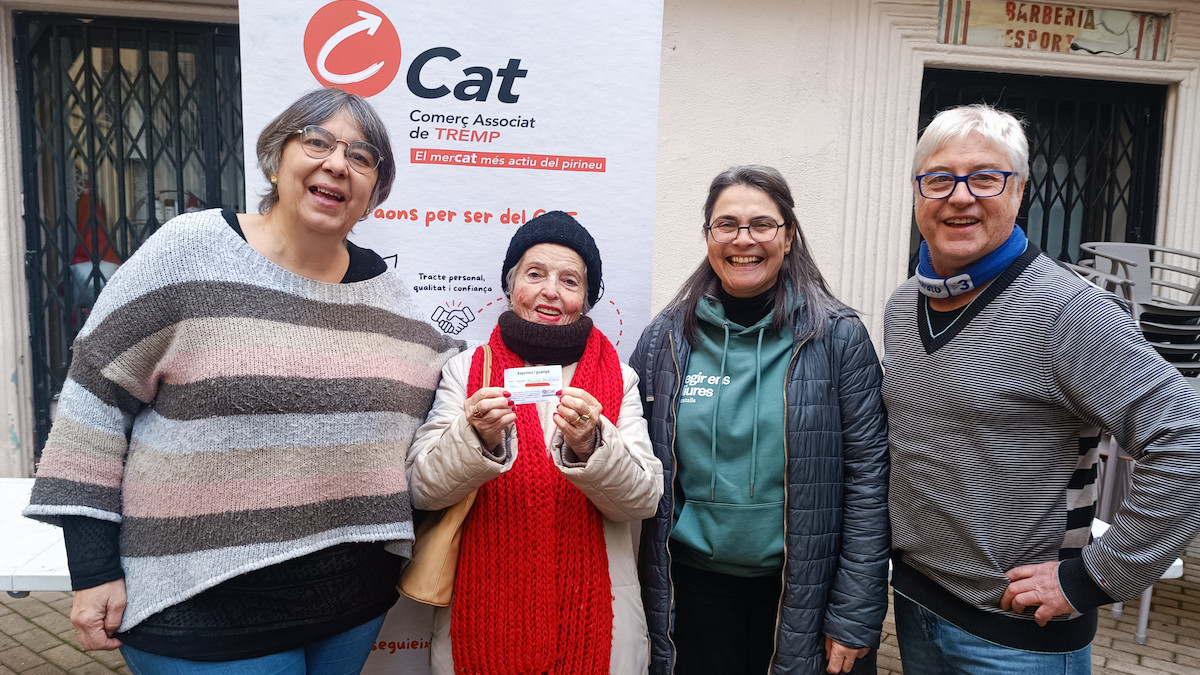 Imatge de la guanyadora d'un dels concursos del CAT d'aquest Nadal