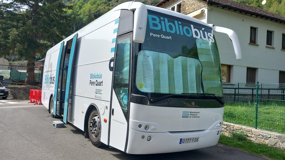 El Bibliobús Pere Quart, en imatge d'arxiu