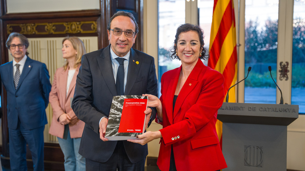 Entrega del projecte de pressupostos de la Generalitat al Parlament de Catalunya