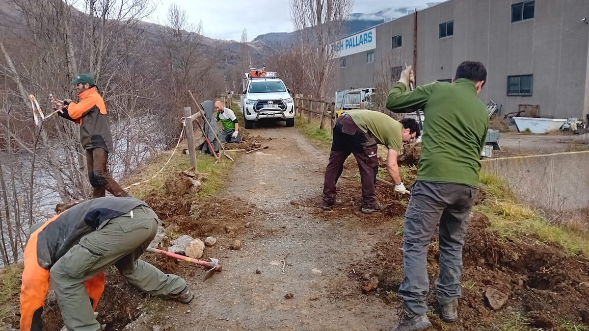 Actuacions a la ruta de les Vernedes de Sort