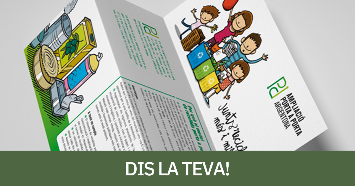 Carta informativa del porta a porta a Argentona