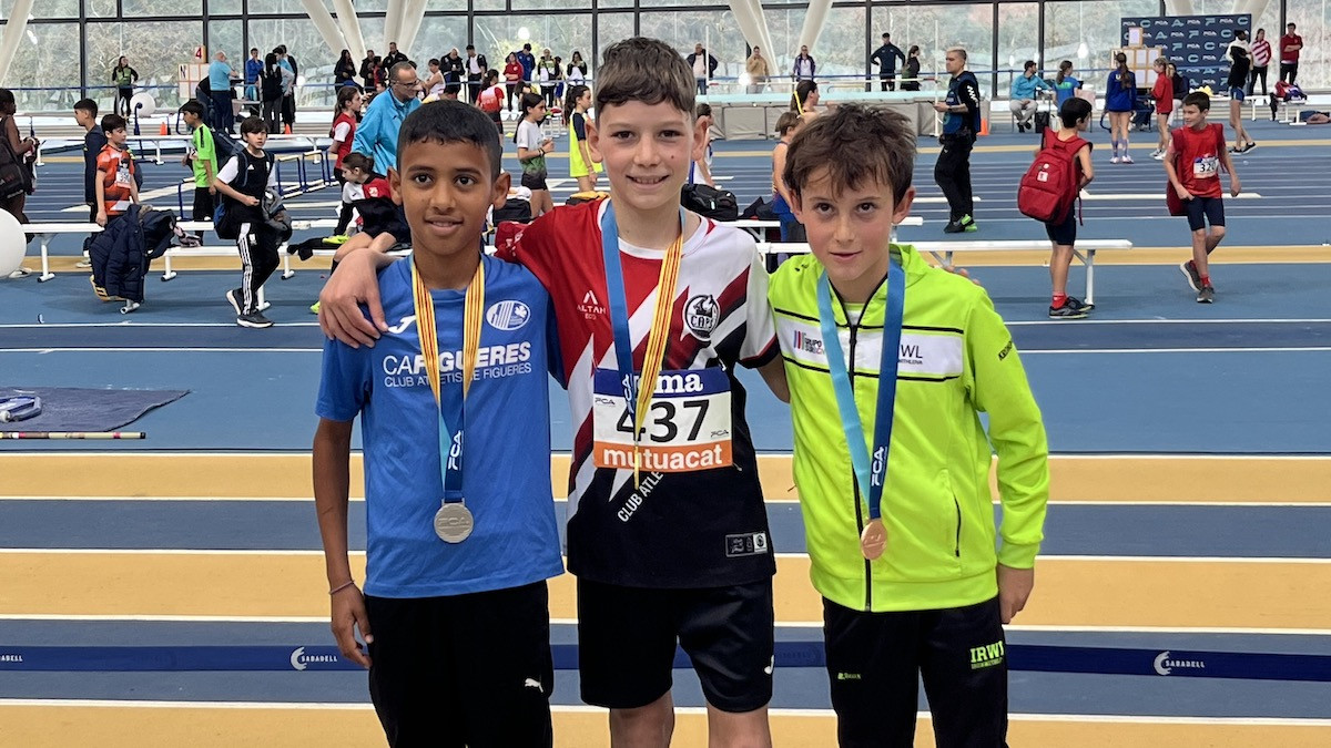 David Sadovici amb el segon i el tercer classificats