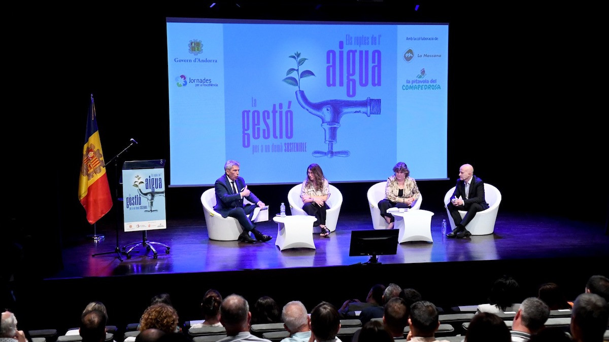 Imatge d'una de les sessions de les jornades de 2025, dedicades a l'aigua