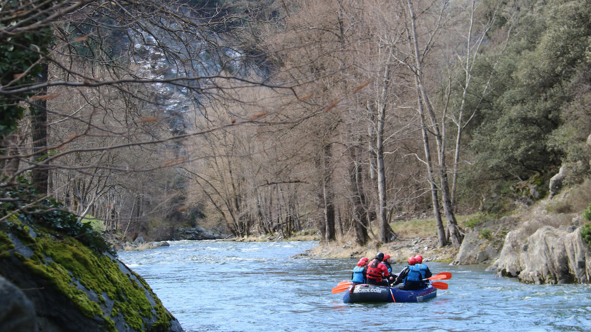 Primeres baixades de ràfting de la temporada a la Noguera Pallaresa