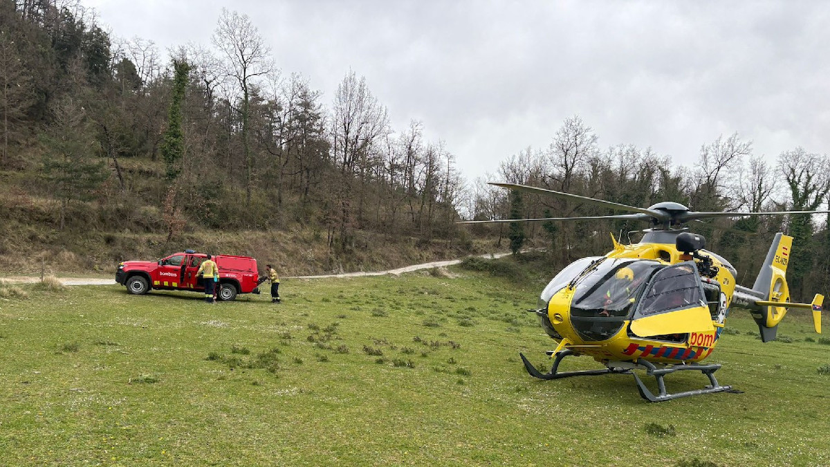 Imatge d'un servei de rescat recent dels Bombers