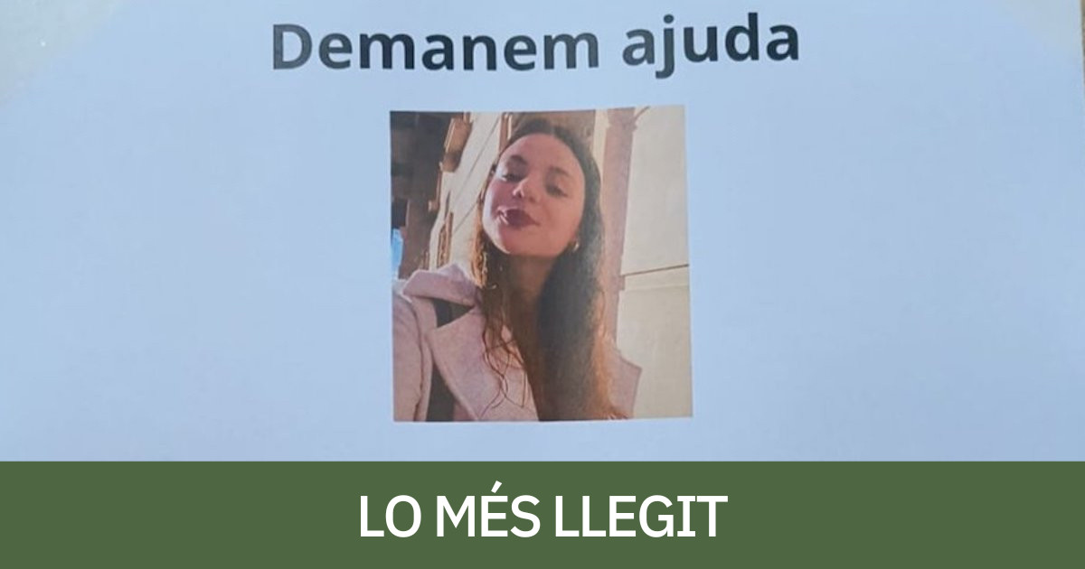 Recerca d'una jove de Tremp