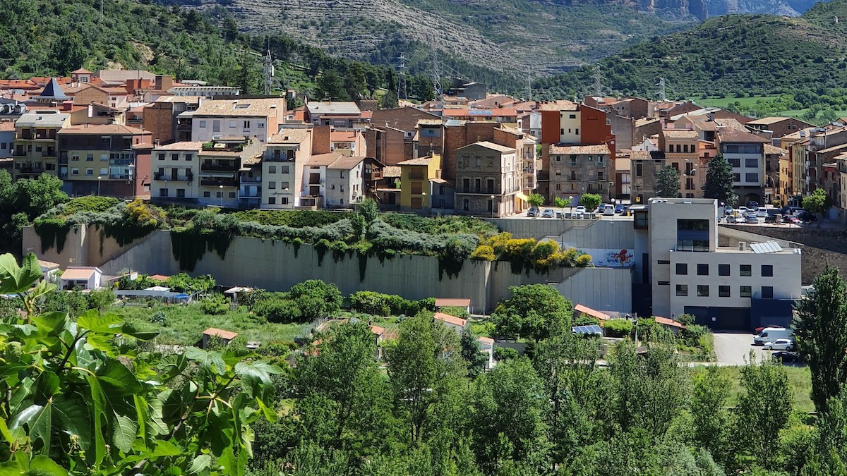 El mur de la Riba va patir un despreniment el mes de gener