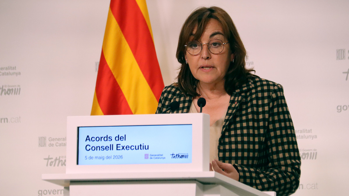 La portaveu del Govern, Sílvia Paneque, aquest dimarts en roda de premsa