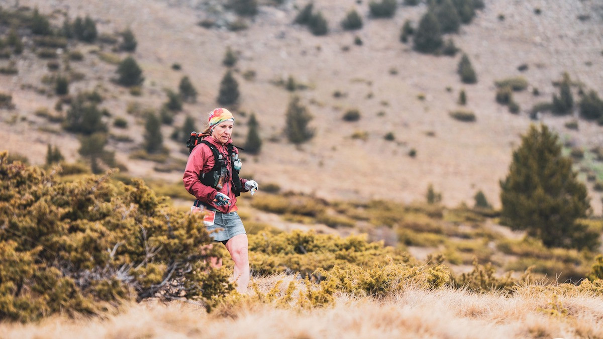 Una participant de la Skyrace Pic de l'Orri