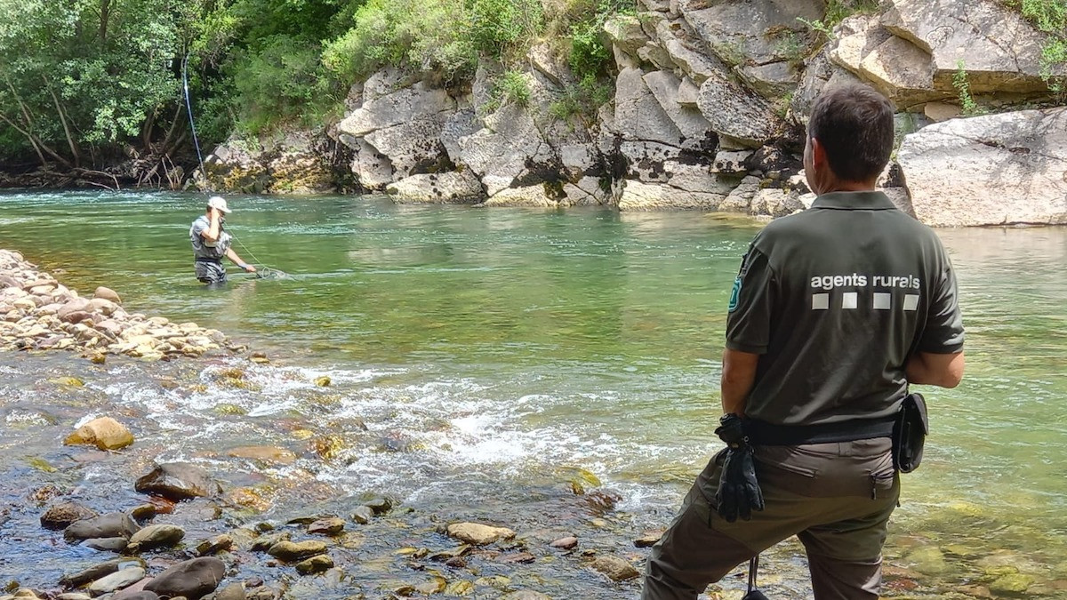 Control dels Agents Rurals a la Noguera Pallaresa, en imatge d'arxiu