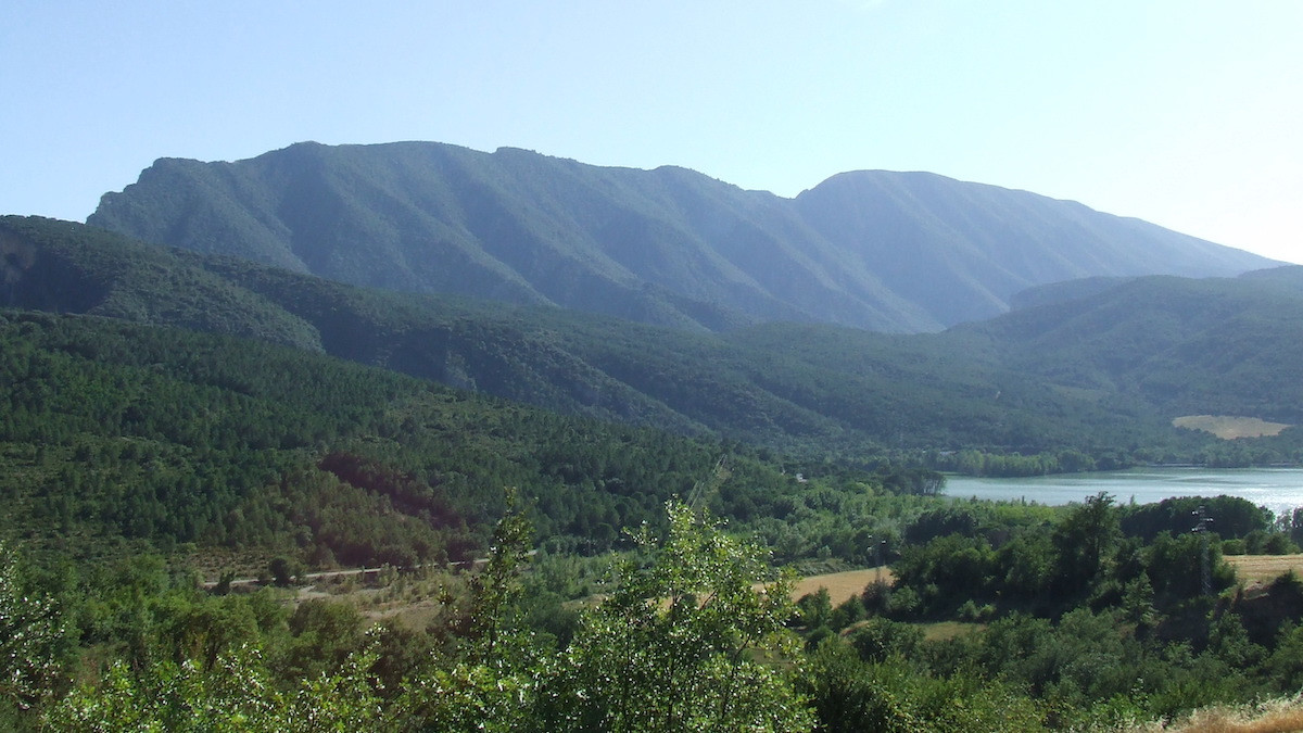 El Montsec d'Ares, vist des de Llimiana