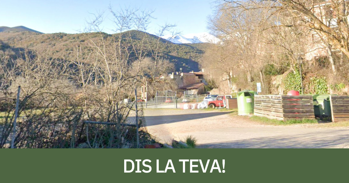 Imatge de la pista poliesportiva de la Pobleta de Bellveí