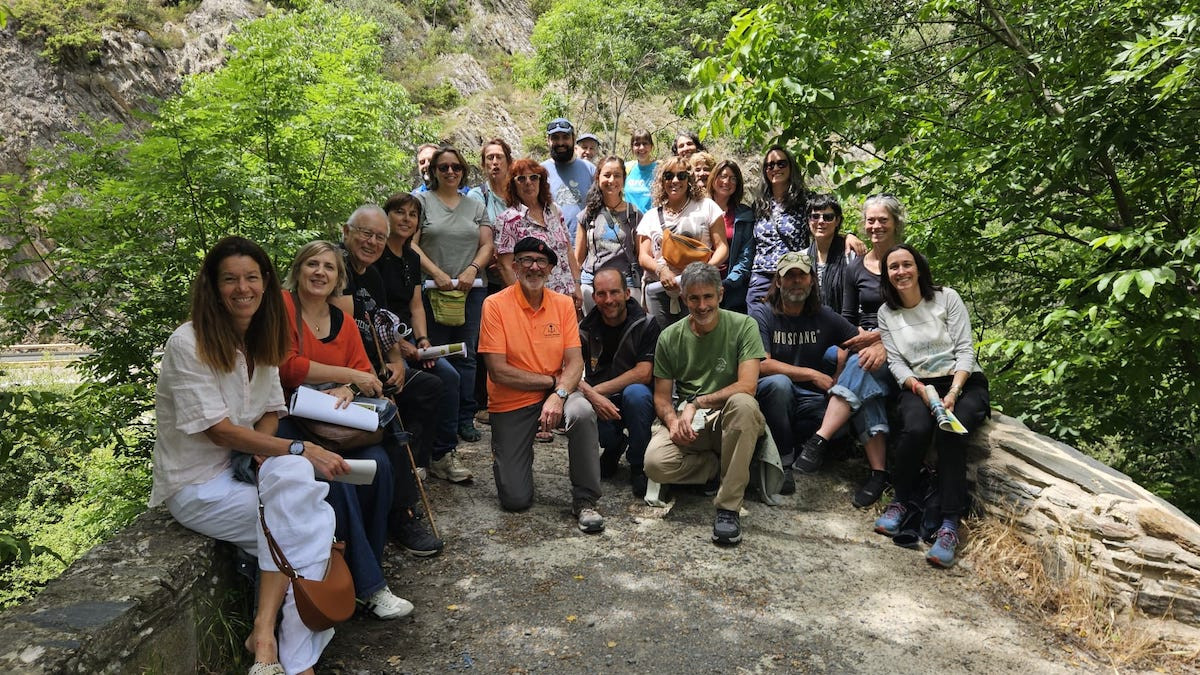 Participants a la presentació de la nova temporada d'ecoturisme