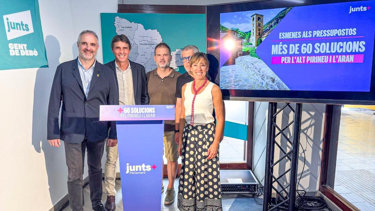 Representants de Junts, aquest dilluns a la Seu d'Urgell