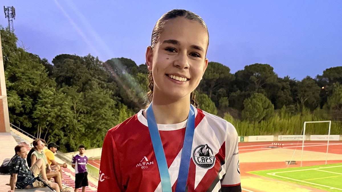 Rabab Ouzemmou, al finalitzar la competició
