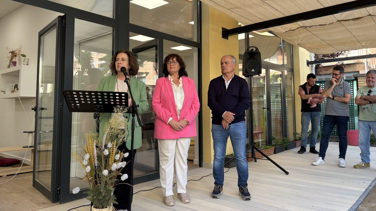 Imatge de la inauguració de l'Escola Bressol l'Estel de Tremp el passat mes d'abril