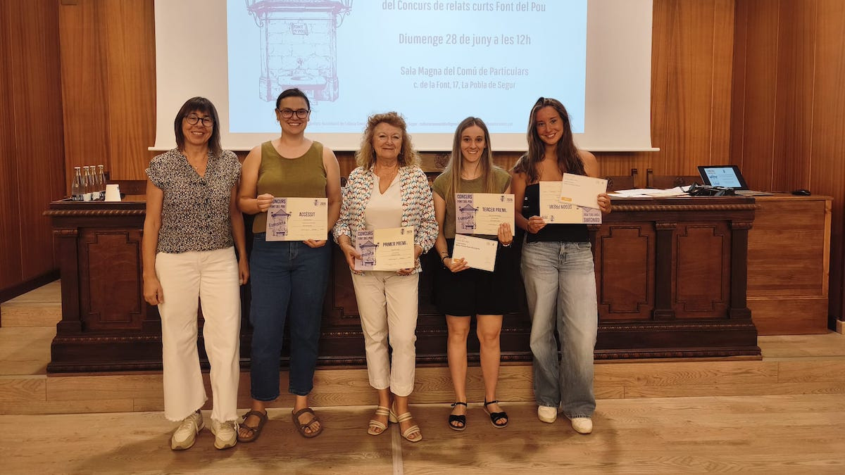 Entrega de premis als guanyadors del concurs