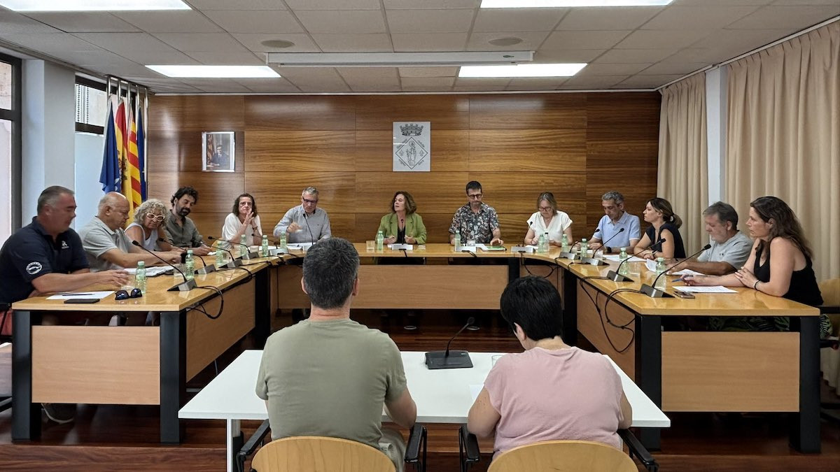 Imatge del ple celebrat aquest dilluns a l'Ajuntament de Tremp
